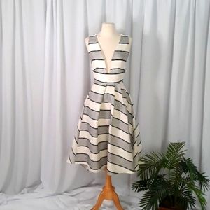 ANGL Dress w/ Cut out Cream Size S